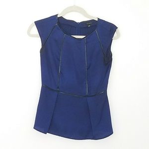 Ann Taylor Navy Blouse